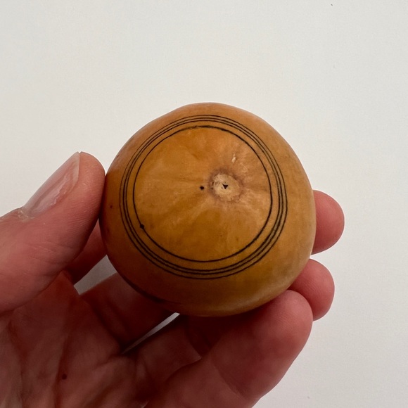 Antique lanzou carved etched gourd Chinese Zodiac year of Rabbit Bunny folk art - Picture 12 of 13